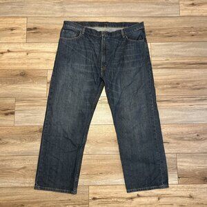 Men's Levis 559 Relaxed Straight Denim Jeans SZ 44x30 Blue Cotton Modern Red Tab